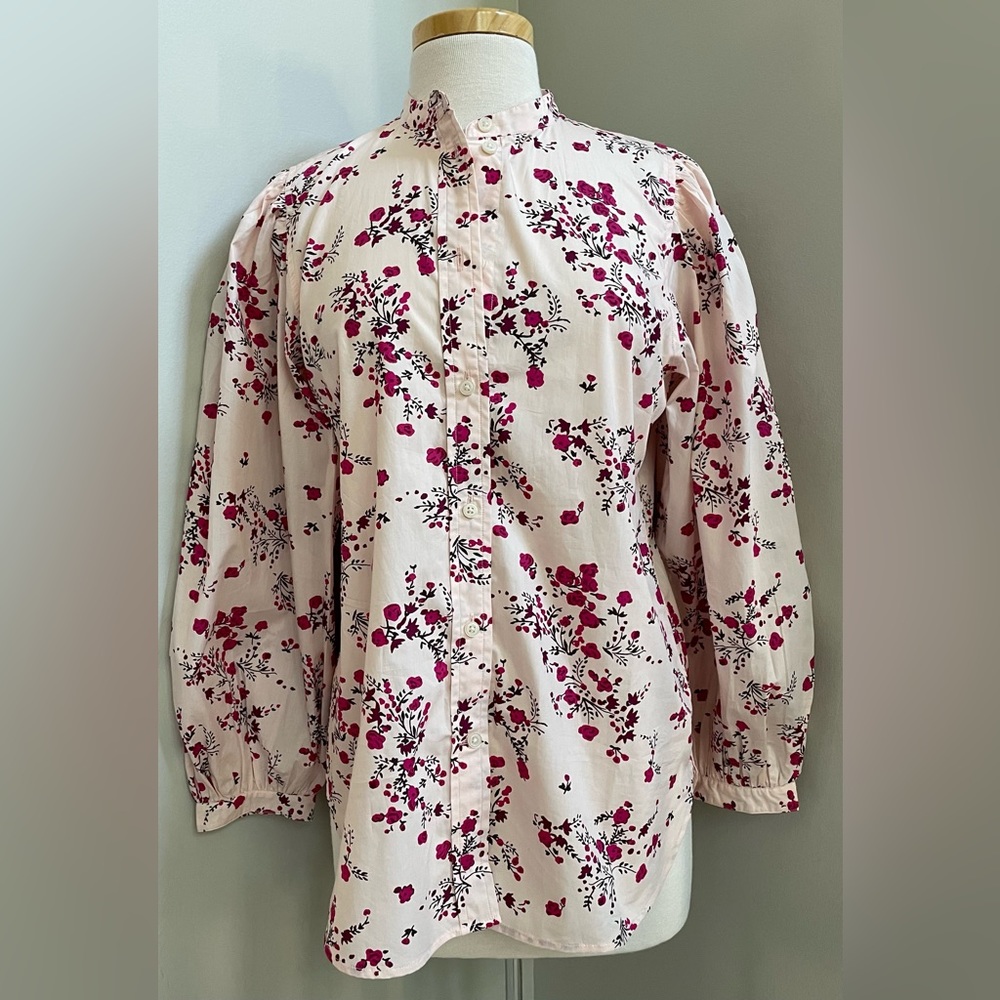 JCrew 8 Floral Blouse EUC